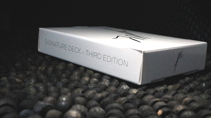 Signature Playing Cards- Third Edition - White