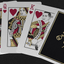 Gold Foil Black Roses Casino Playing Cards