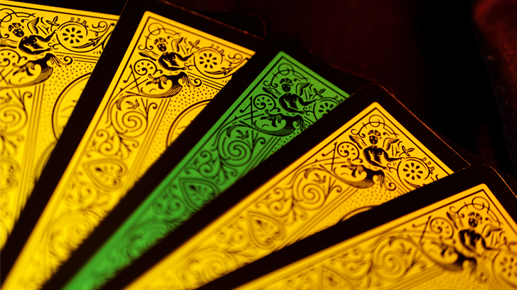 Bicycle Reverse Yellow Playing Cards