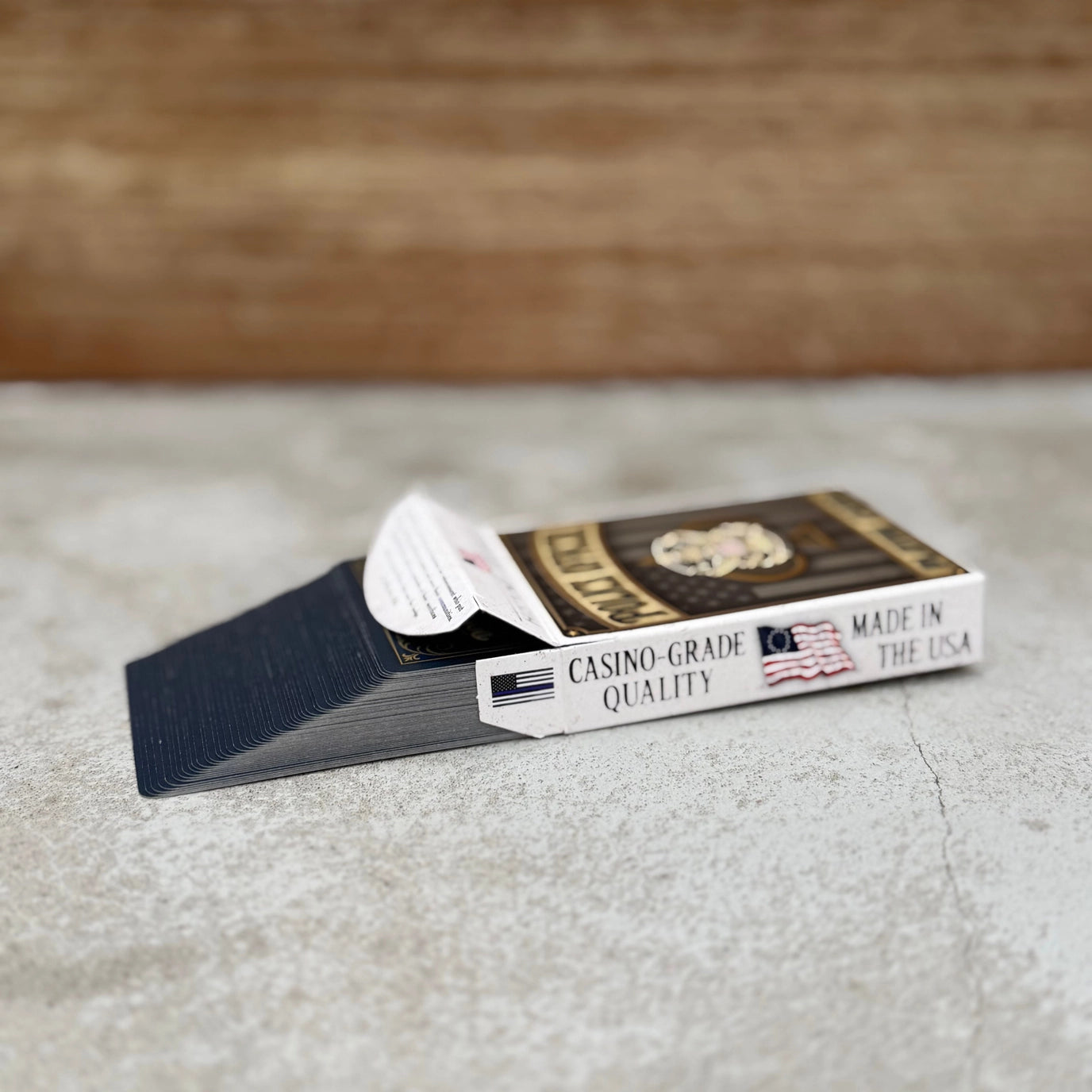 Police Officer Playing Cards