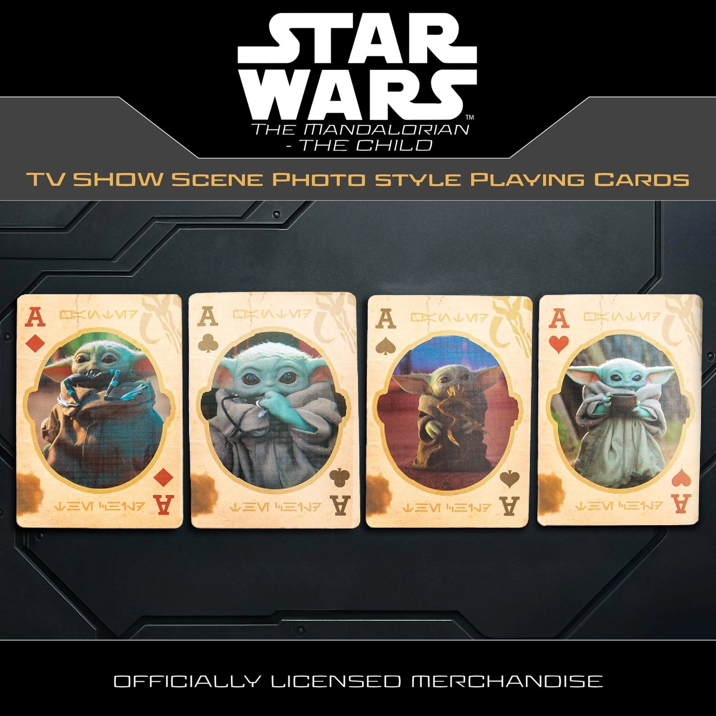 The Mandalorian - the Child Playing Cards