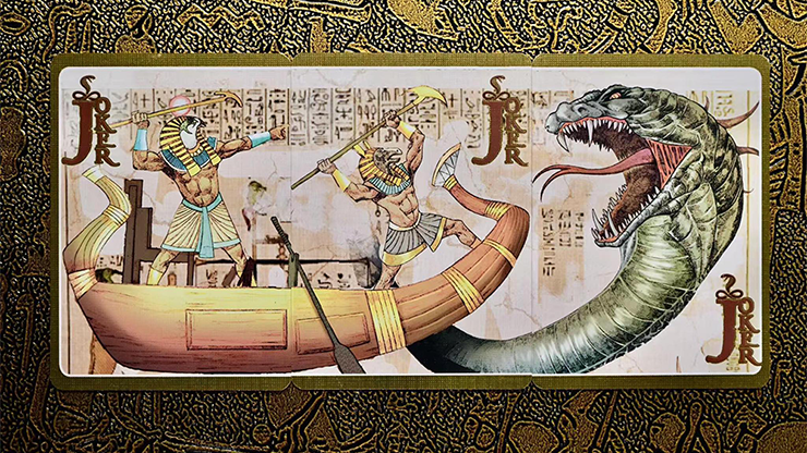 Egypt Mythology Premium Edition Playing Cards - Sapphire