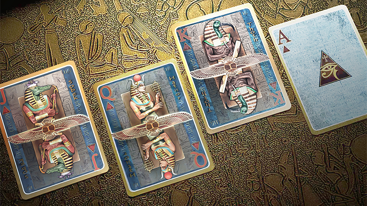Egypt Mythology Premium Edition Playing Cards - Sapphire