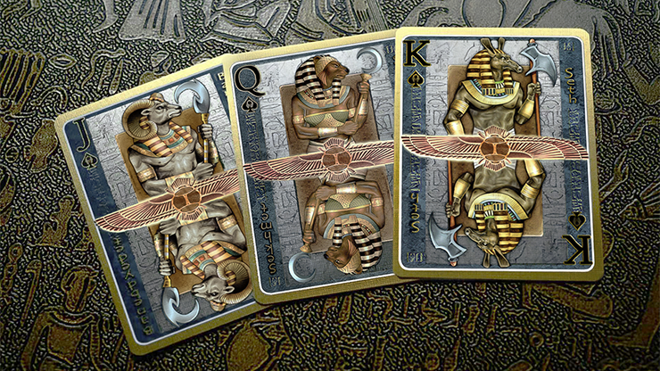 Egypt Mythology Premium Edition Playing Cards - Sapphire