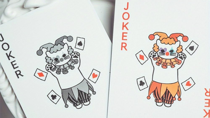 Diary of Kitten and Puppy - Kitten Orange Edition Playing Cards