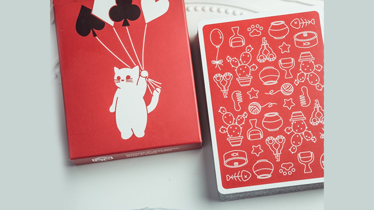 Diary of Kitten and Puppy - Kitten Orange Edition Playing Cards
