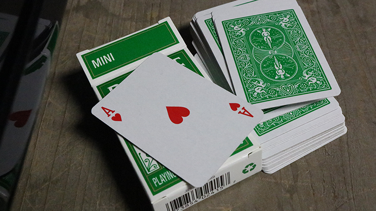 Mini Bicycle Cards Purple & Green - 2 Set Deck