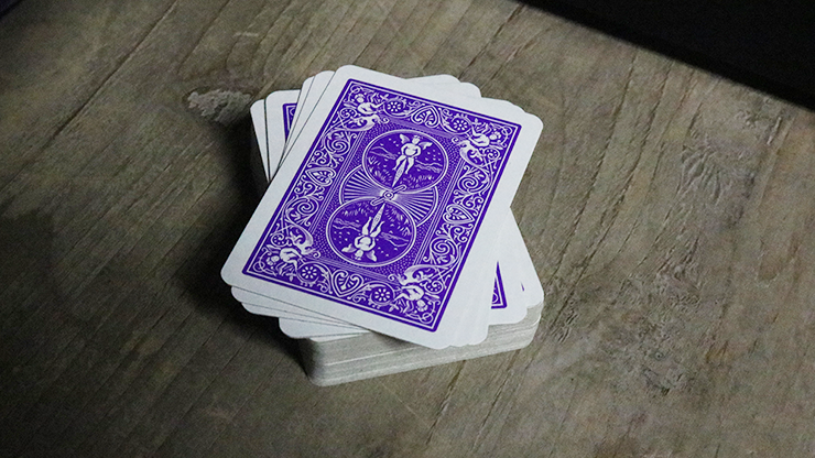 Mini Bicycle Cards Purple & Green - 2 Set Deck