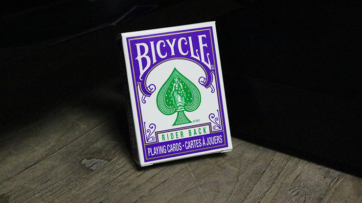 Mini Bicycle Cards Purple & Green - 2 Set Deck