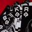Bicycle Machine56 R-TYPE/2 Black Playing Cards by RunIt Decks
