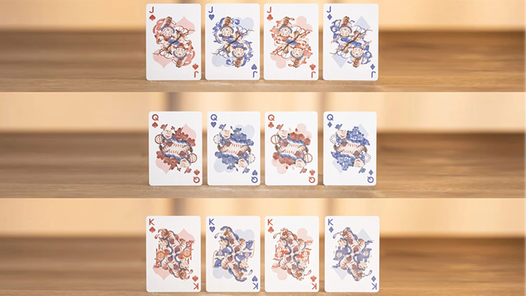 Bicycle Mascot Playing Cards - Tiger Sniffs the Rose