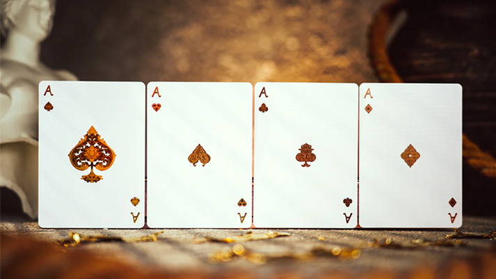 Venus Platinum ( White) Playing Cards by TCC Fashion – PlayingCardDecks.com