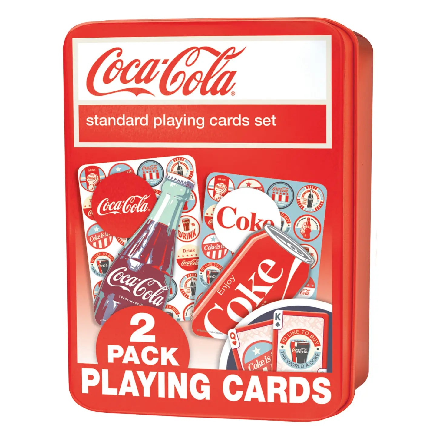 Coca-Cola Playing Cards 2-Pack by Masterpieces