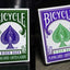 Mini Bicycle Cards Purple & Green - 2 Set Deck