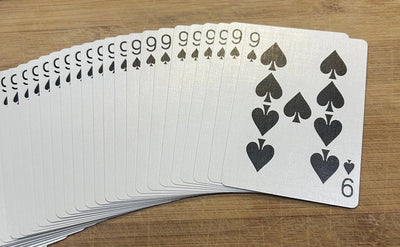 Purple One-Way Forcing Deck - 9 of Spades