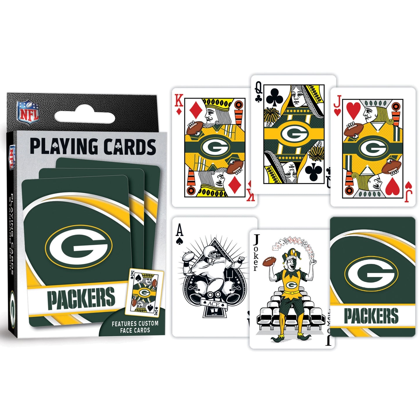 Green Bay Packers Playing Cards - Leaders Made Here