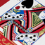 Red Roses Gold Foil Playing Cards (Fully Marked)