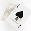 Black Roses White Gold Foil Playing Cards