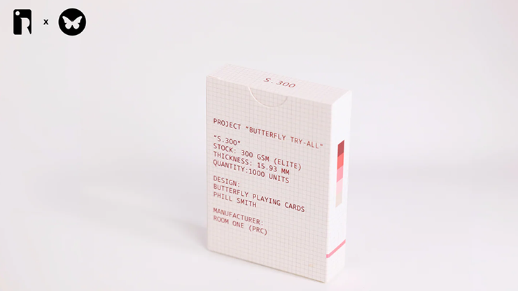 Room One X Butterfly Present Butterfly Try All Playing Cards