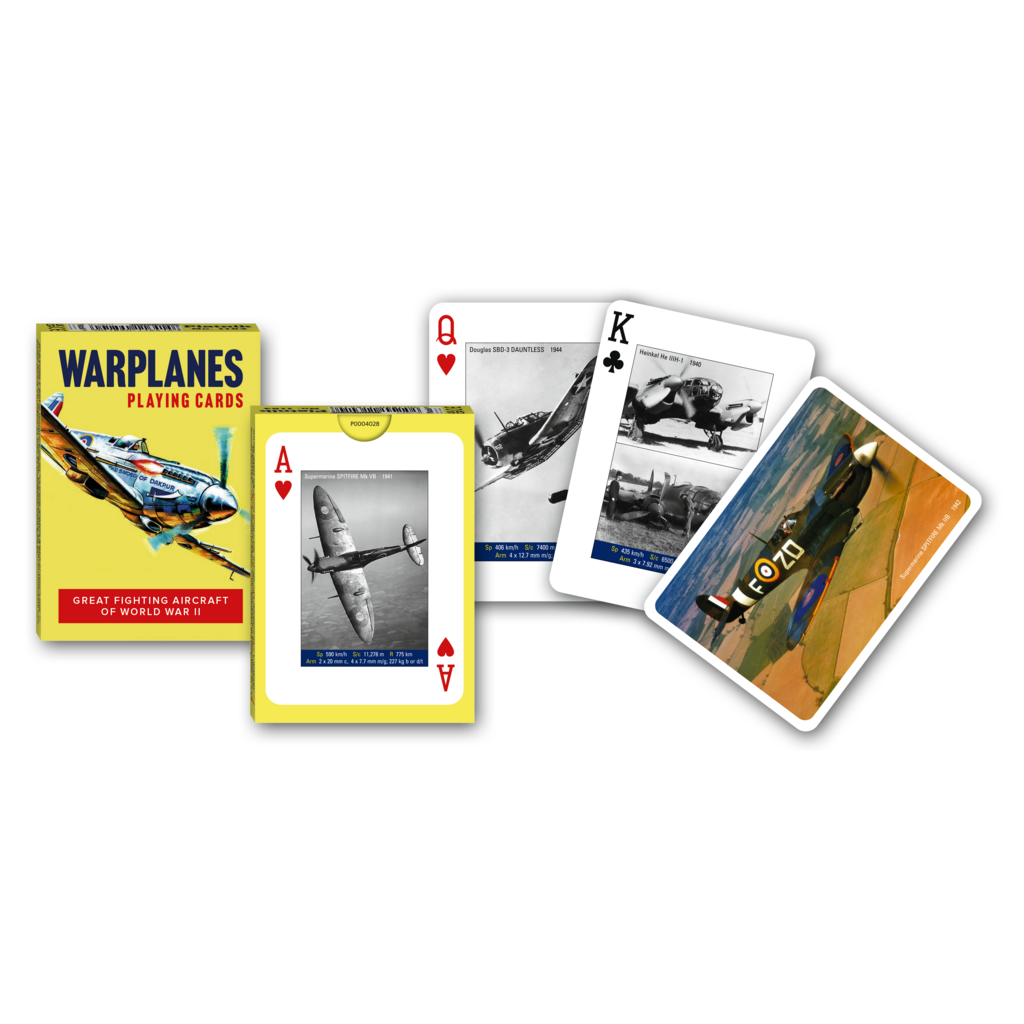 Warplanes of World War II Playing Cards Piatnik