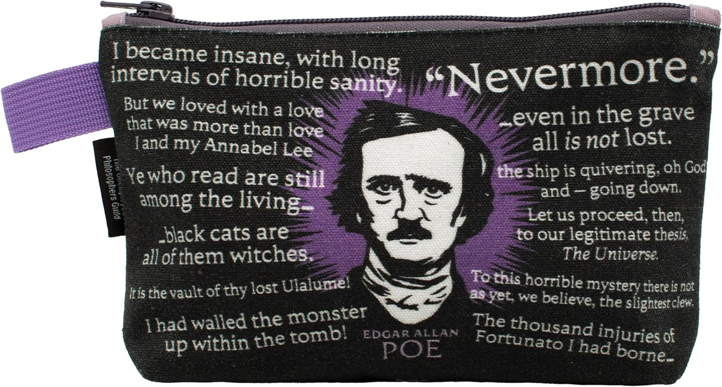 Edgar Allan Poe Zipper Bag