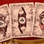 Wars of the Roses (2nd Edition Red Tuck- Gilded ) Playing Cards