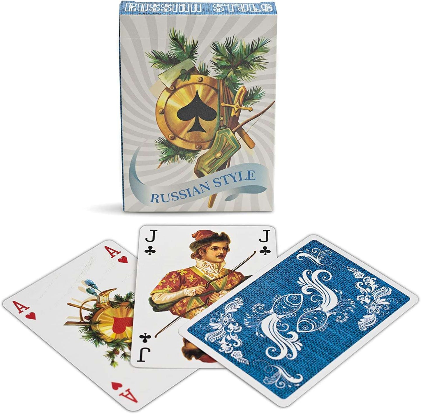 PlayingCardDecks.com-Russian Style Playing Cards da brigh: Red