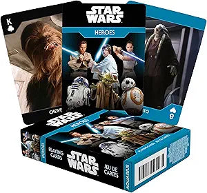 Star Wars Heroes Playing Cards by Aquarius