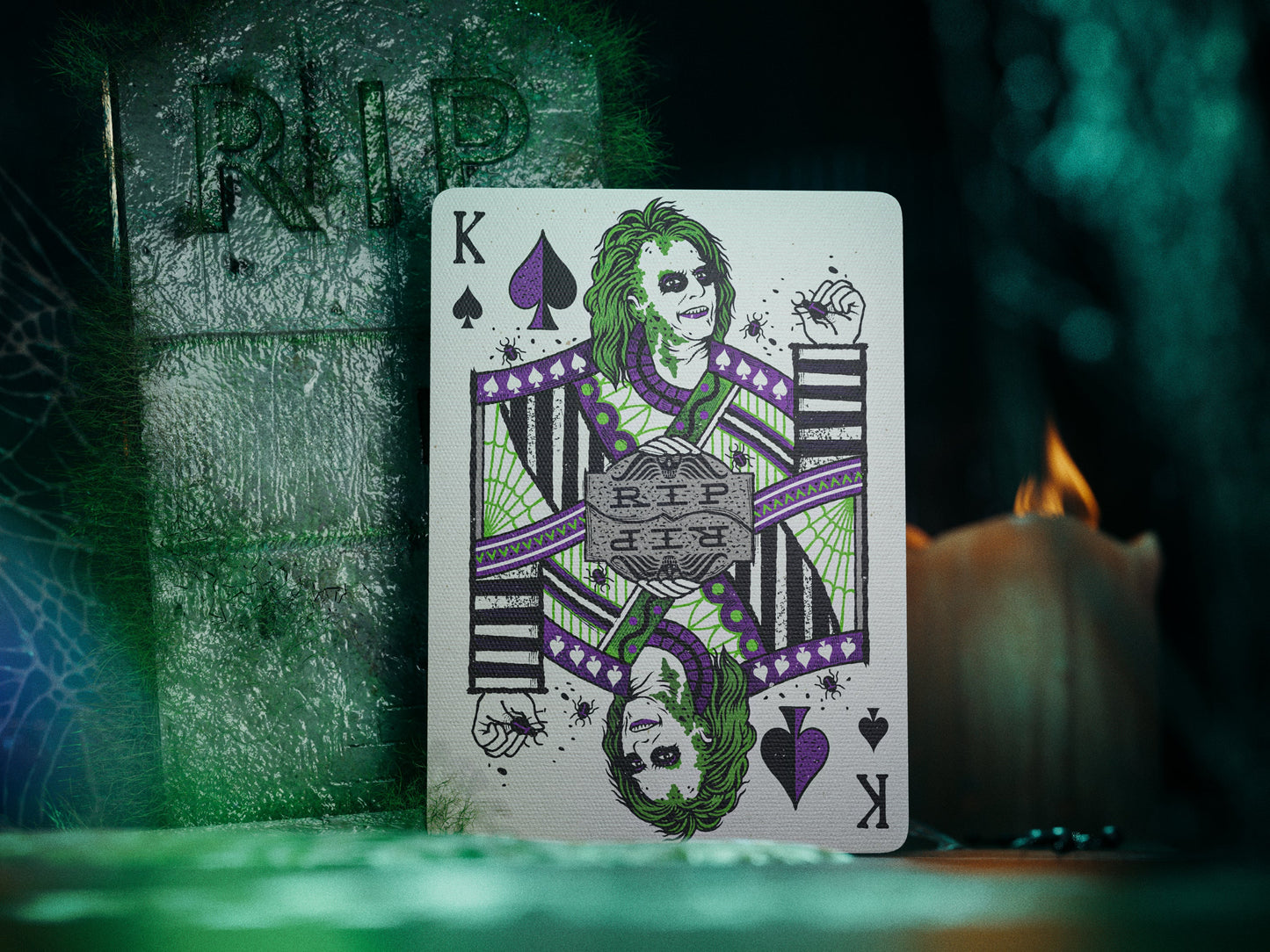 Beetlejuice, Beetlejuice...BEETLEJUICE! Premium playing cards