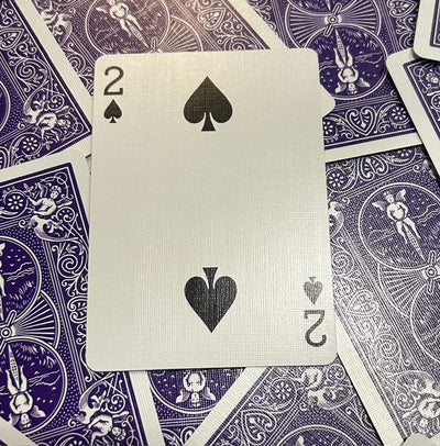 Purple One-Way Forcing Deck - 2 of Spades