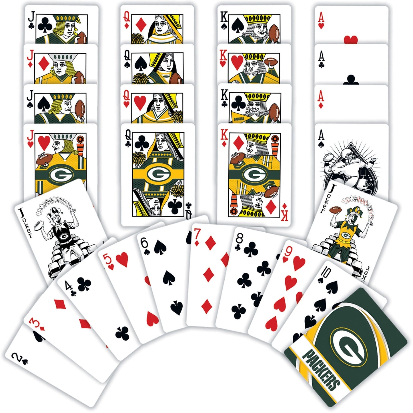 Green Bay Packers Playing Cards - Leaders Made Here
