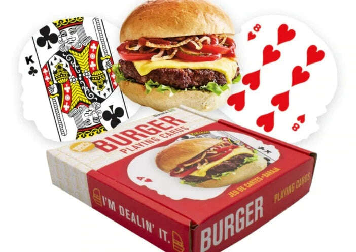 PlayingCardDecks.com-Burger Shaped Playing Cards GAMAGO