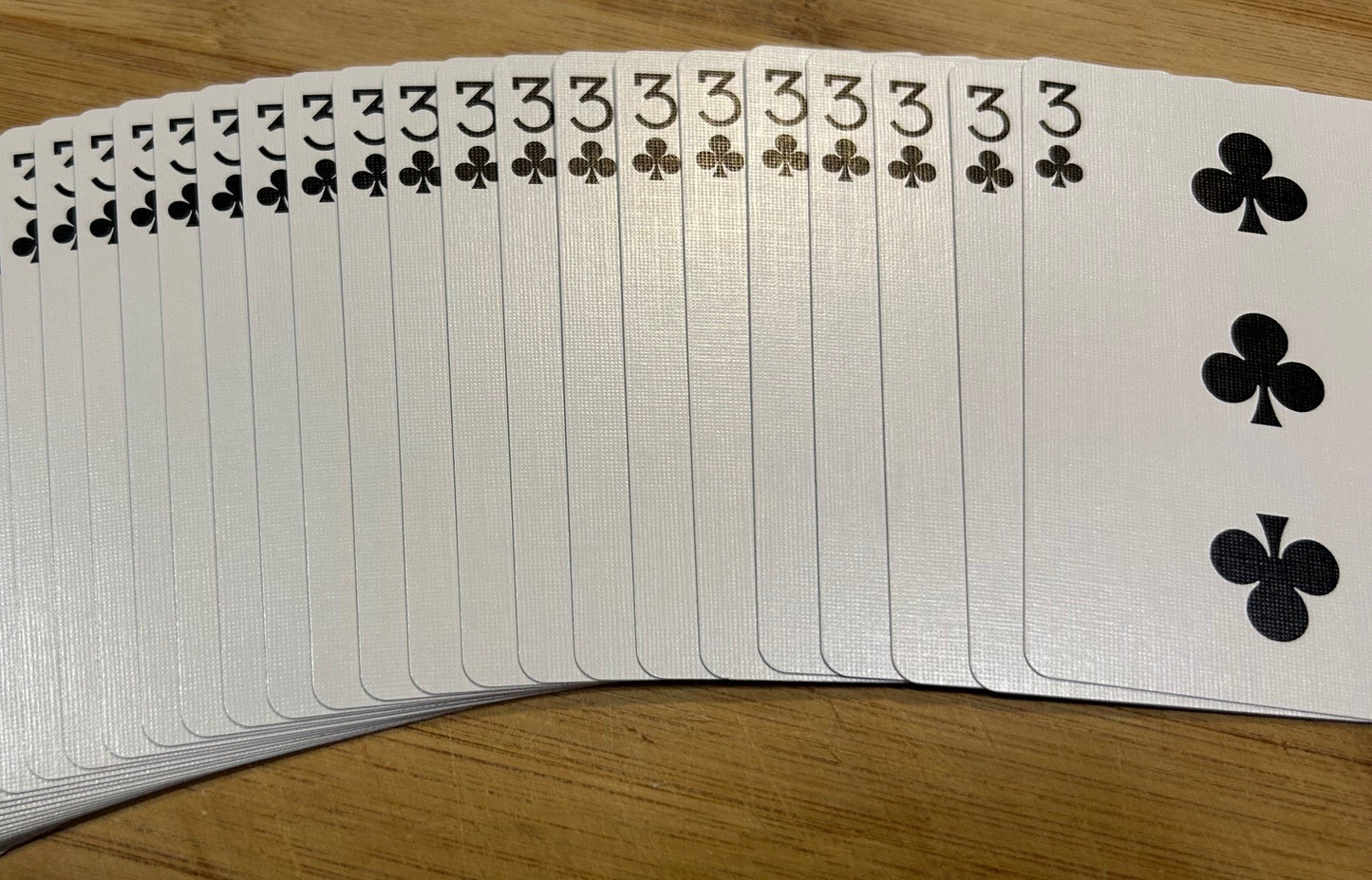 Red One-Way Forcing Deck - 3 of Clubs
