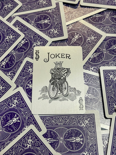 Purple One-Way Forcing Deck - Black & White Joker