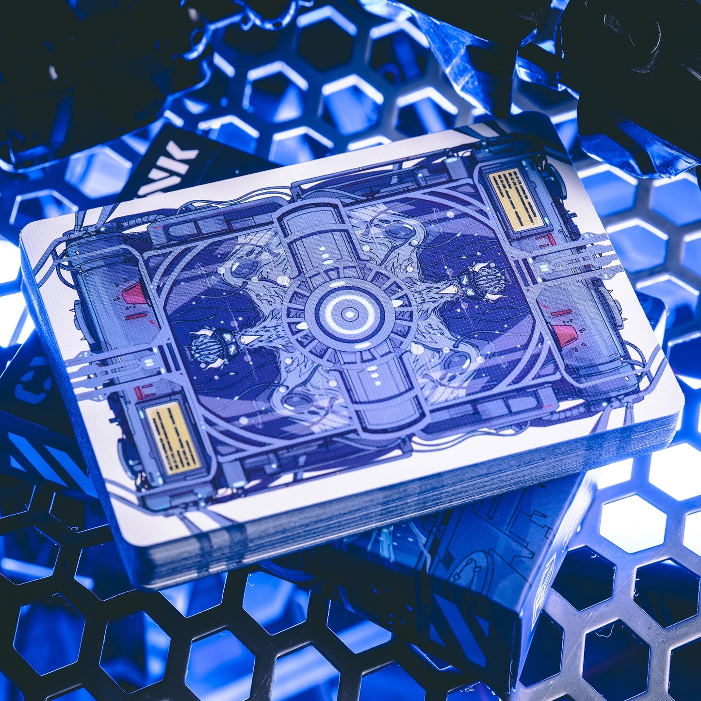 Cyberpunk Mythos Playing Cards - Blue
