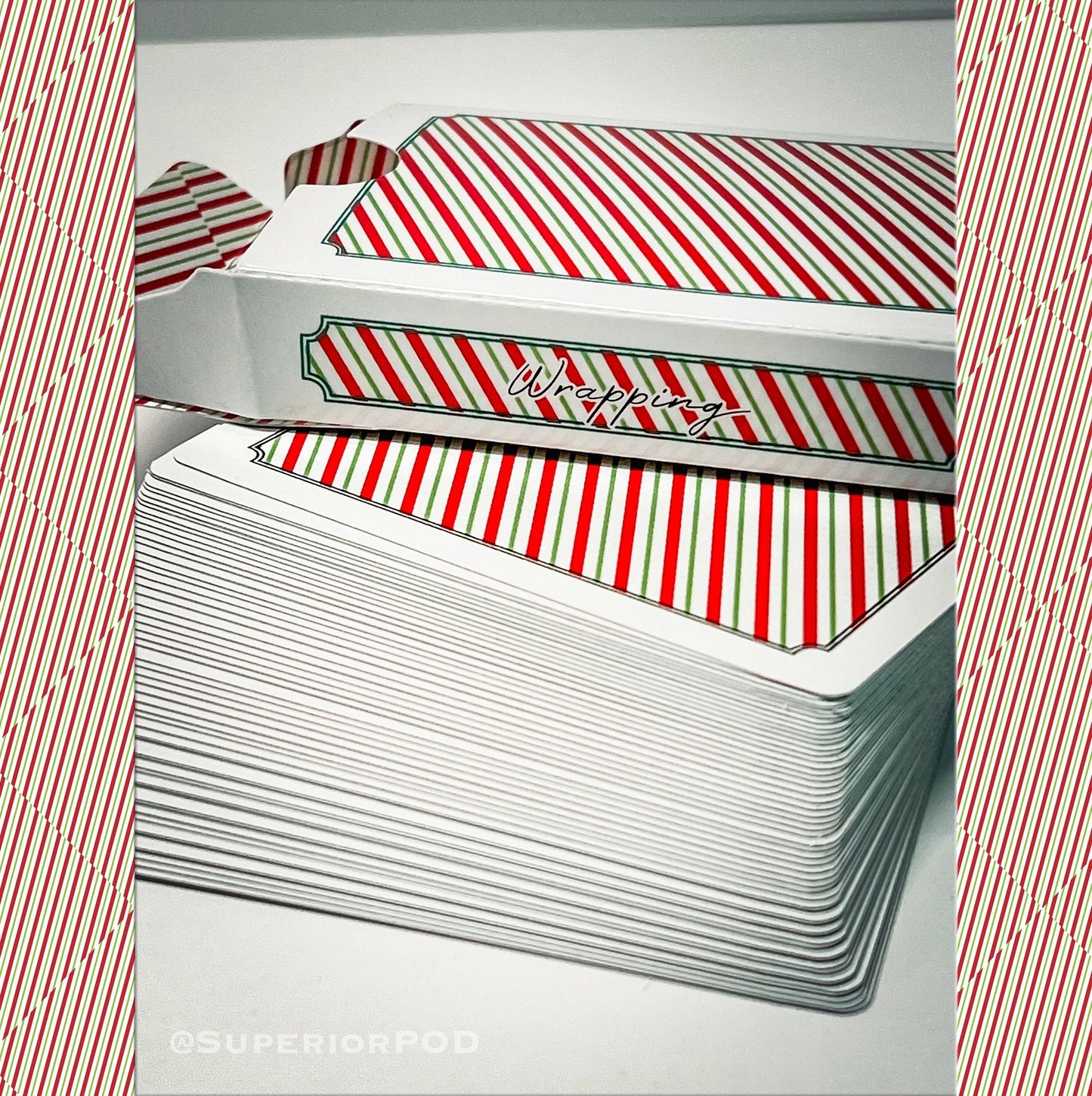 Christmas Wrapping Playing Cards