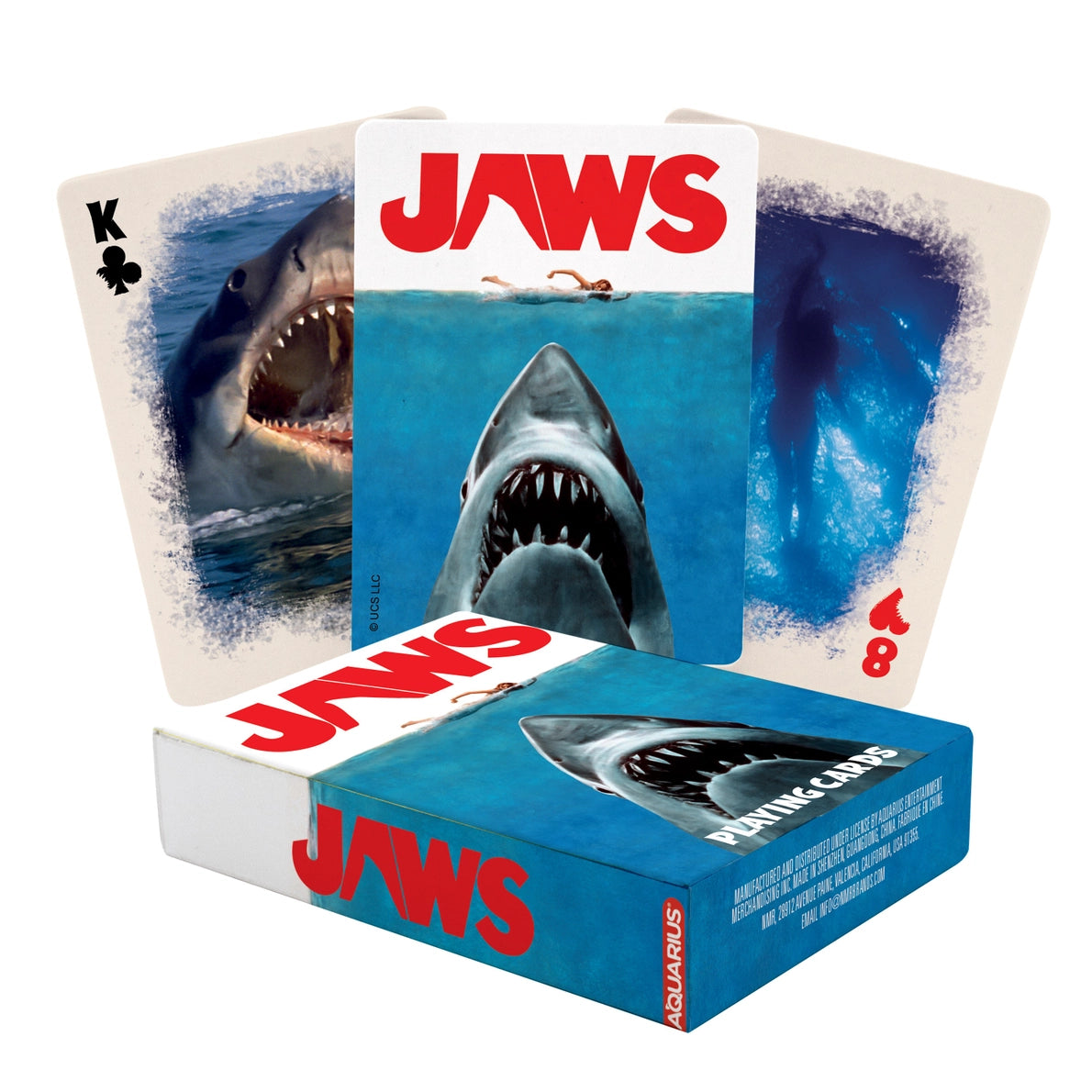 Jaws Playing Cards by Aquarius - You're Gonna Need a Bigger Card Table!