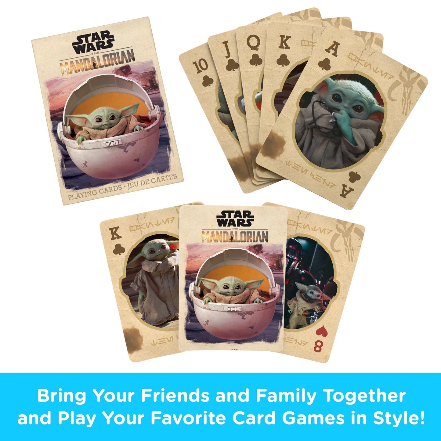 The Mandalorian - the Child Playing Cards