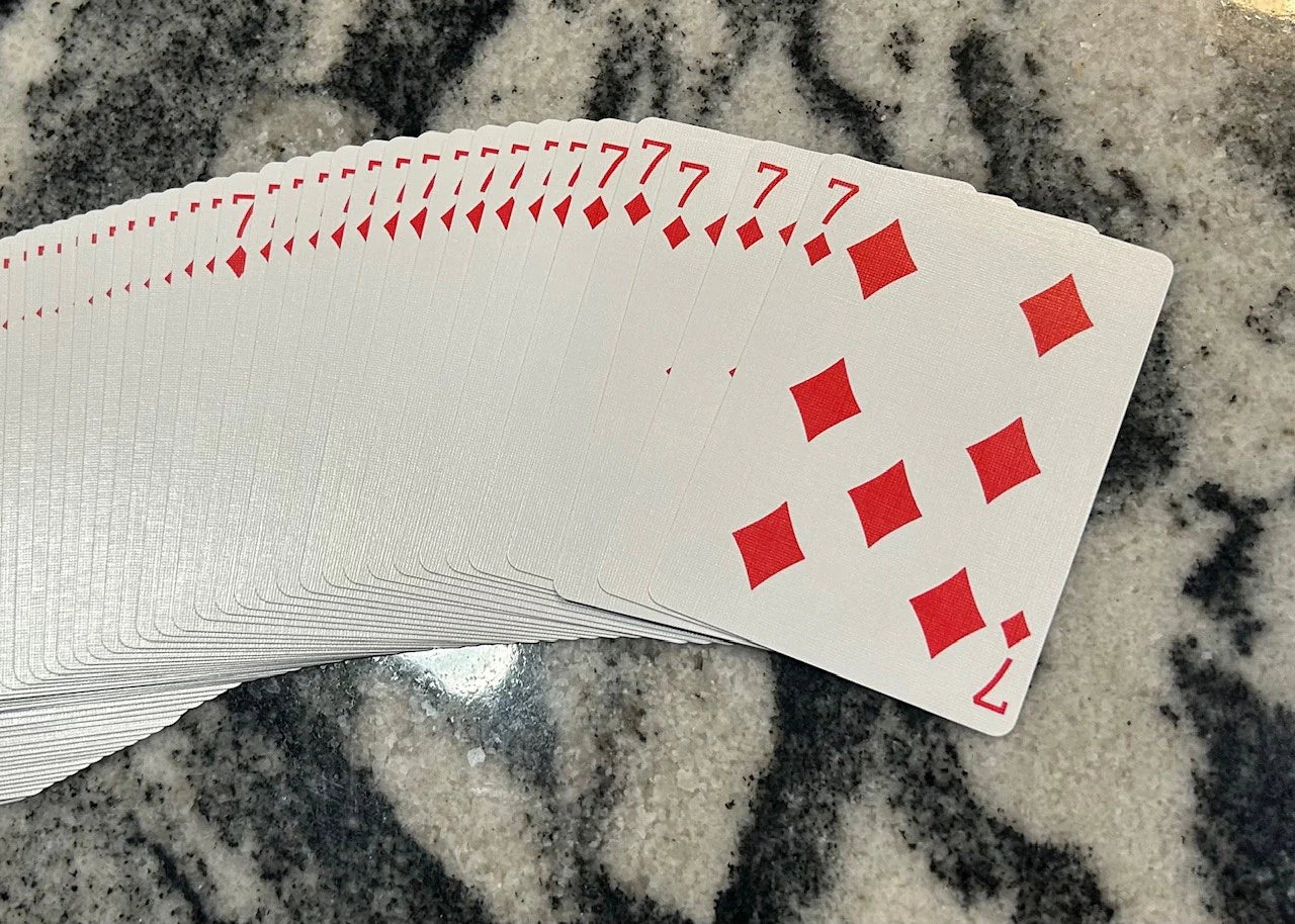 Purple One-Way Forcing Deck - 7 of Diamonds