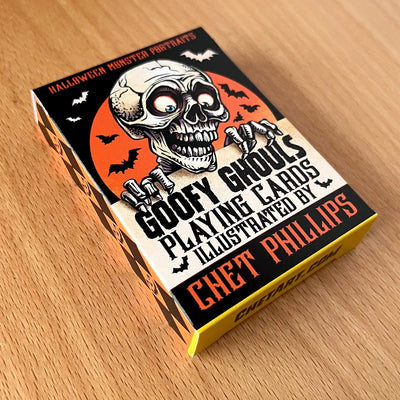 Goofy Ghouls- Halloween Monster Portraits Playing Card Deck