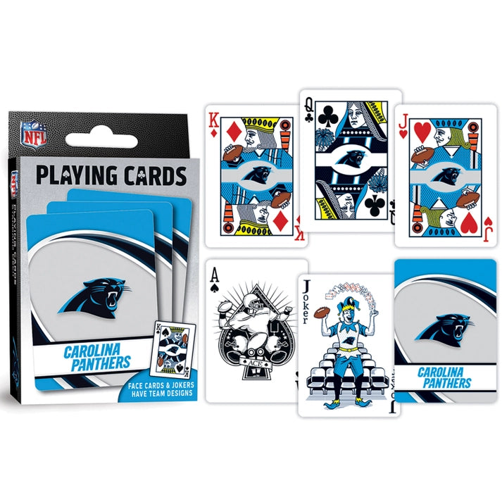 Carolina Panthers Playing Cards by Masterpieces