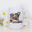 Military Combat Boots Watercolor Flag 15oz Coffee Mug