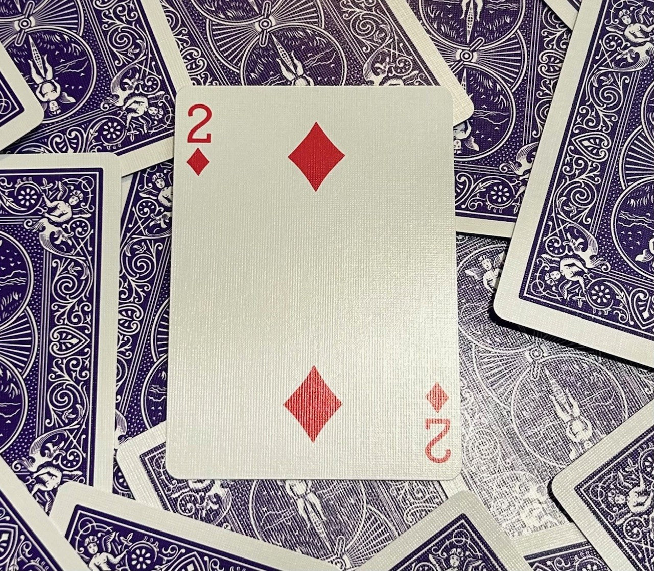 Purple One-Way Forcing Deck - 2 of Diamonds