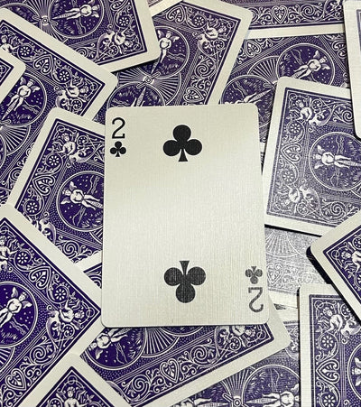 Purple One-Way Forcing Deck - 2 of Clubs