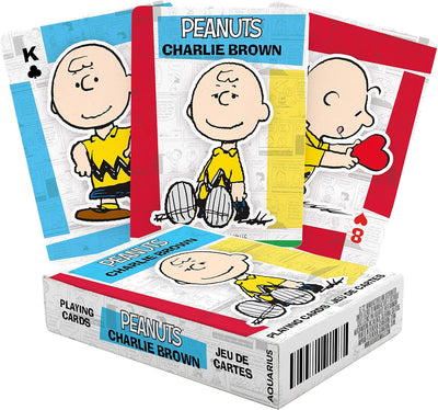Peanuts Charlie Brown Playing Cards by Aquarius