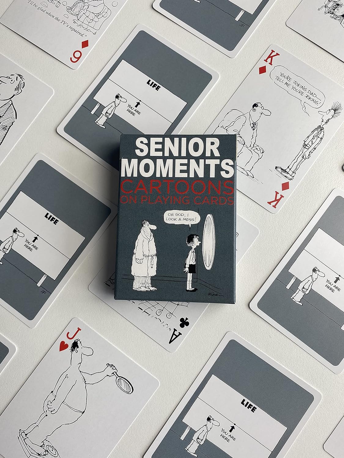 Senior Moments Playing Cards by Piatnik - A Lighthearted Take on Aging