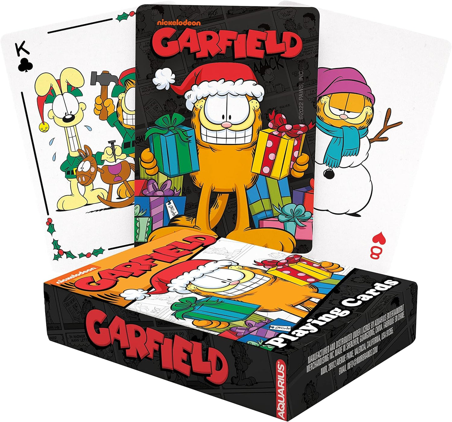 Garfield Christmas Playing Cards by Aquarius