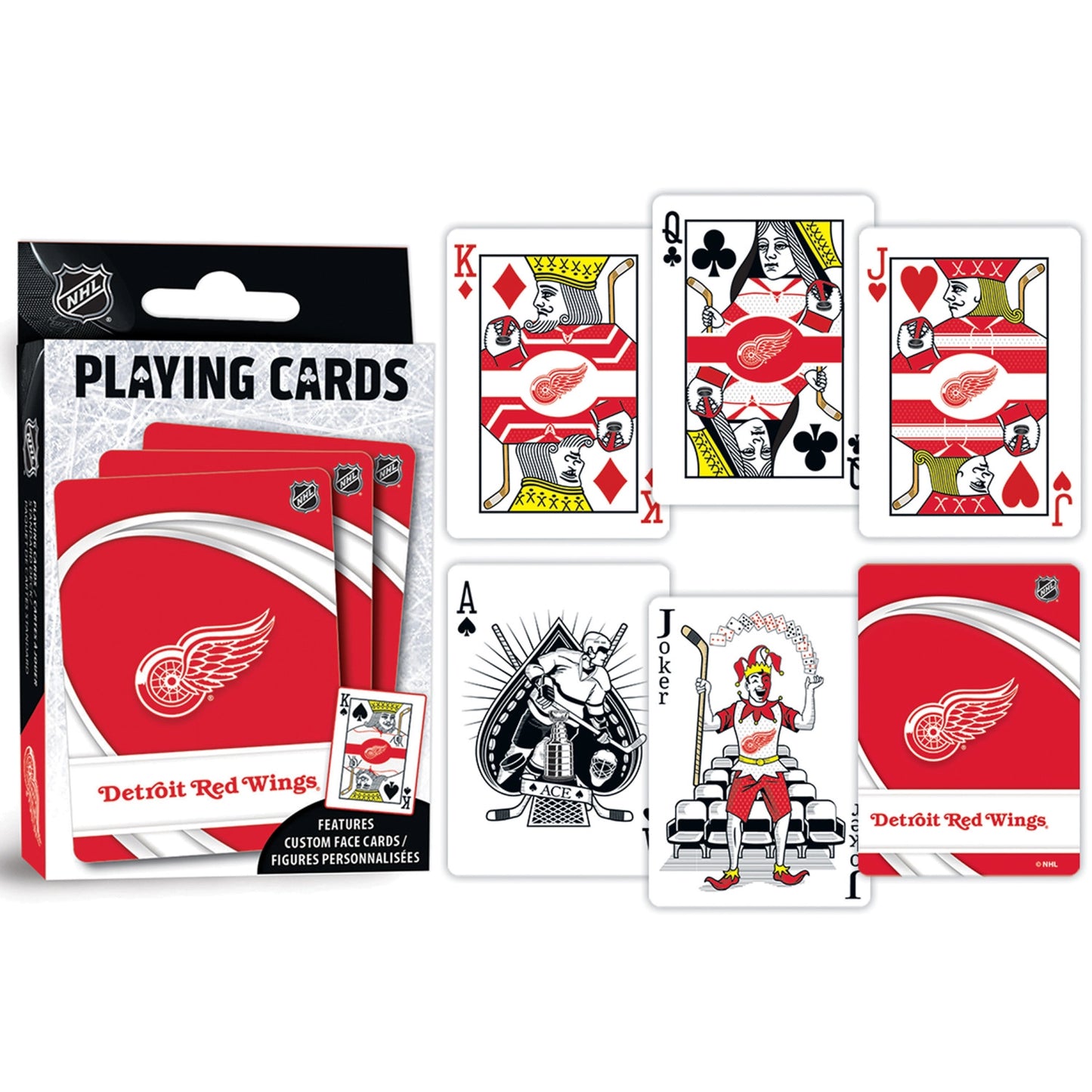 Detroit Red Wings Playing Cards by Masterpieces