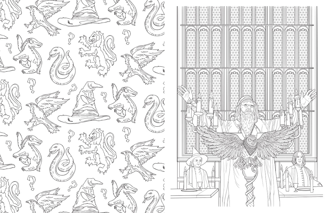 Harry Potter: Hogwarts: An Official Coloring Book