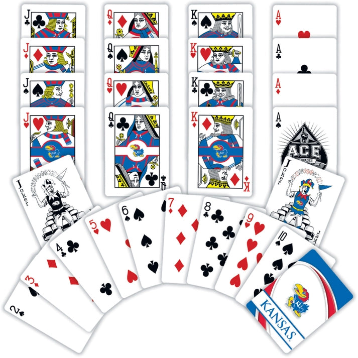 Kansas Jayhawks Playing Cards by Masterpieces